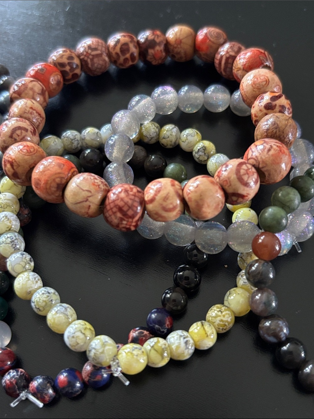 Handmade Beaded Bracelets – Colorful Assorted Set